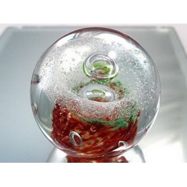 Tripact Inc M Design Art Handcraft Glass Circle Wave Bubble Handmade Paperweight