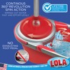 LOLA Revolution Spin Mop & Bucket System, 2 Pack, Braided