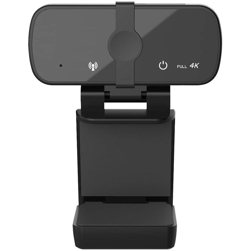 Somikon PC Camera 4K: 4K USB Webcam with Lens Cover,