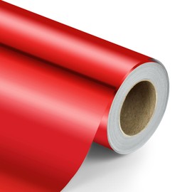 KMER LIFE Metallic Wrapping Paper Roll 17 inch x 394 inch, Birthday Wrapping Paper, Christmas Wrapping Paper, Premium Gift Wrapping Paper for Baby Shower, Valentines, Wedding, Christmas, Holiday (Red)