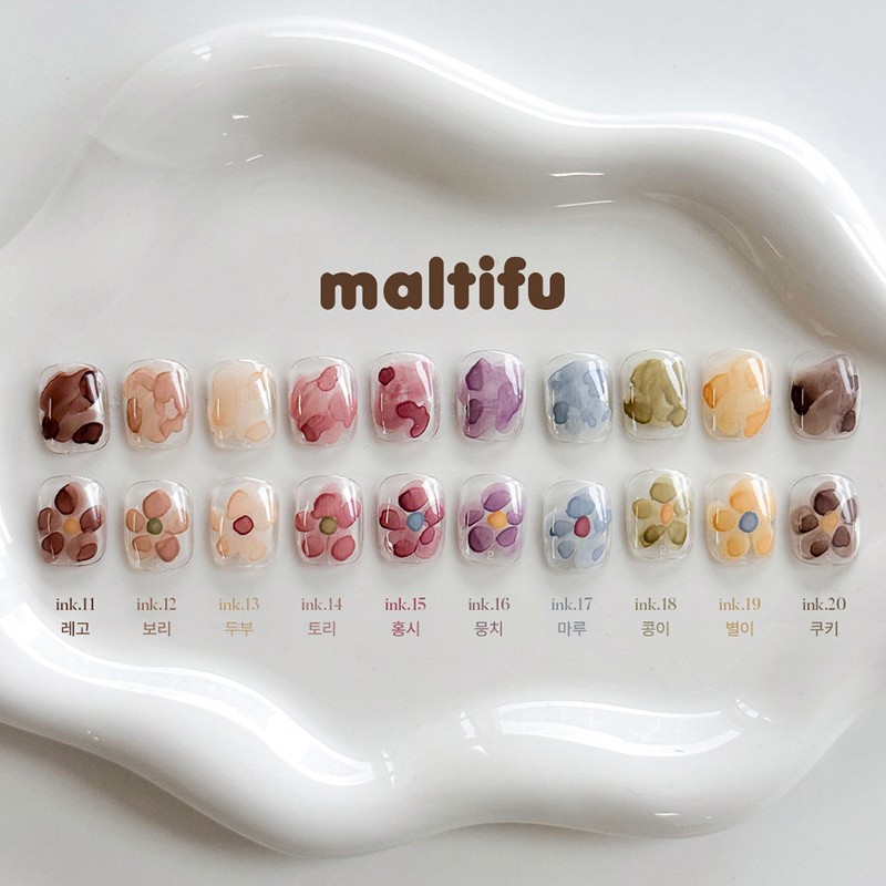 Yogurt Gel Maltipoo 10 Piece Set Ink Gel Art Liquid