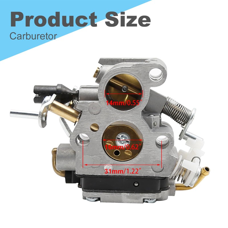 SYOWADA 506450501 Chainsaw Carburetor Replacement for Husqvarna 435 440 435E