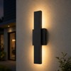 OUVR Outdoor LED Wall Light, Modern Exterior Sconce, Waterproof Porch