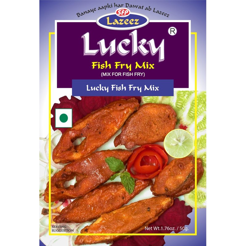 Lucky Masale Combo Fish Pack of 5 (3 Fish Fry,