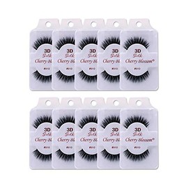 Cherry Blossom 3D Eyelashes (10 Pack of Silk 910)
