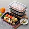 Hao Zhu Meal Prep Containers Reusable-Plastic Food Storage Trays with