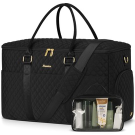 WINDARS Travel Duffle Bag, Weekender Bag for Women with Shoe Compartment, Large Carry On Overnight Bag with Toiletry Bag, Gym Duffel Bag with Wet Pocket, Hospital Bags for Labor and Delivery