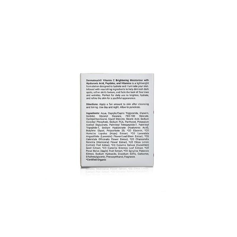 DERMATOUCH Vitamin C Bright Plus Moisturizer With Hyaluronic Acid, Vitamin