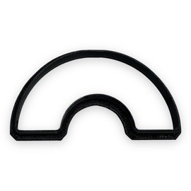 Rainbow Cookie Cutter with Easy to Push Design (4 inch)