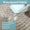 Odot Tablecloth Washable Round 90 cm, Elastic Lotus Effect Tablecloth