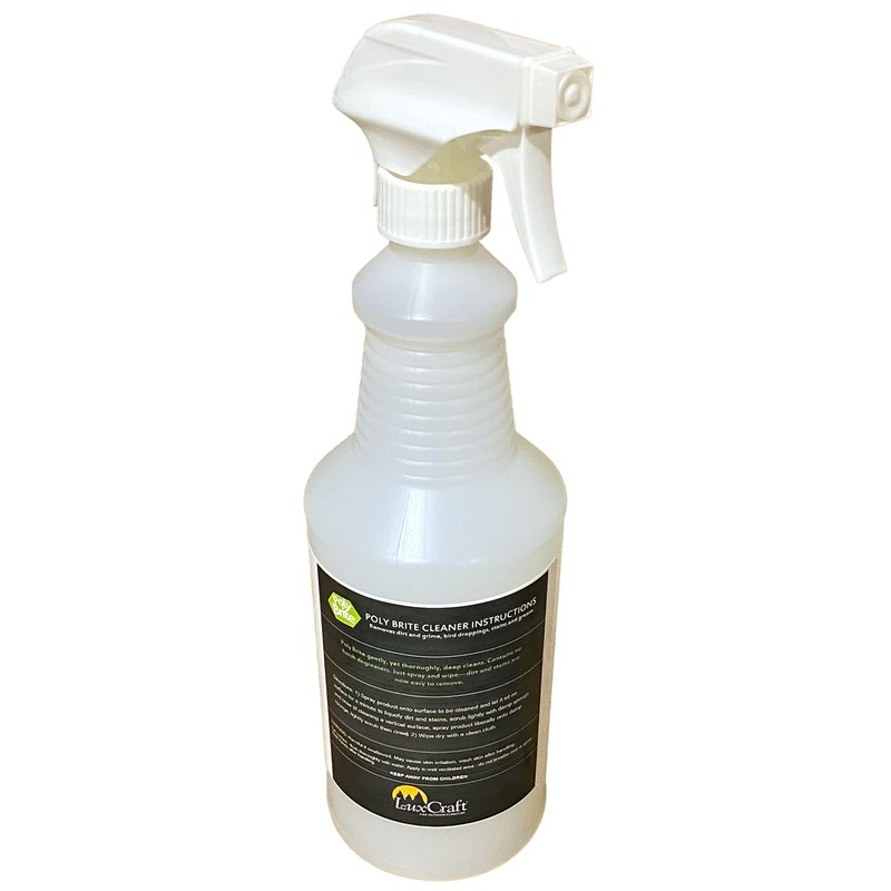 LuxCraft Poly Brite Cleaner for Poly Lumber Furniture - 32
