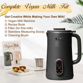Nut Milk Maker Machine, Almond Milk Maker Machine, Soy Milk Maker Machine, Oat Milk Maker Machine - 8 in 1 Plant Based Milk Maker Machine Works as: Nut Milk Machine, Soymilk Maker & Soup Maker Machine