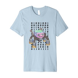 My Singing Monsters I <3 Reebro T-Shirt, Unisex-Adults, Blue, Small