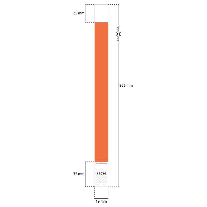 linie zwo ®, Tyvek Inlet Bands 19 x 254 mm