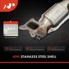A-Premium Front Catalytic Converter Kit Direct-Fit Compatible with Honda Accord
