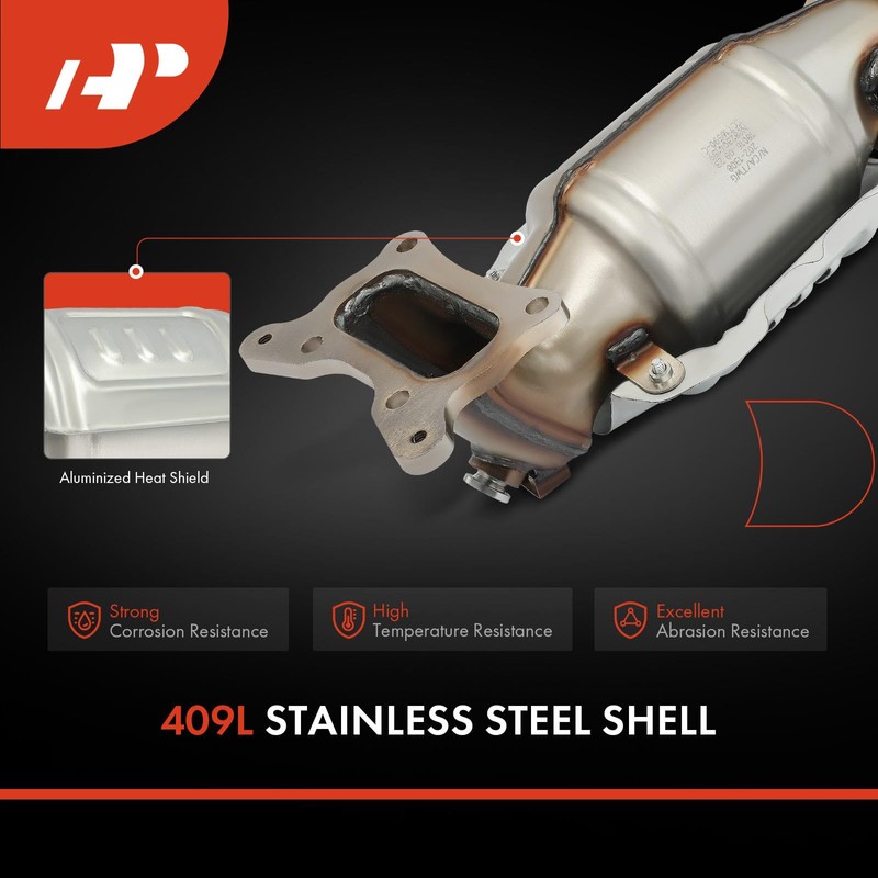 A-Premium Front Catalytic Converter Kit Direct-Fit Compatible with Honda Accord