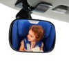 Clip On Car Baby Mirror, Ampper Adjustabe HD Glass Convex
