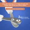 Vesslam Cat Nail Clippers with Circular Cut Hole -Avoid Over
