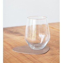 LindDNA Glass Coaster, Brown, 11 x 13 cm