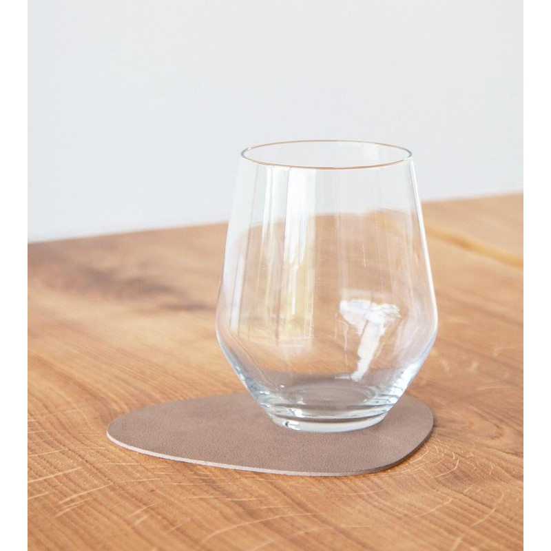 LindDNA Glass Coaster, Brown, 11 x 13 cm