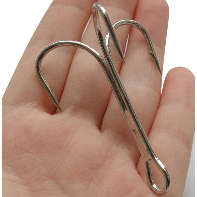 Treble Hooks Strong Large Format Fishing Hooks Sea Fishing Saltwater