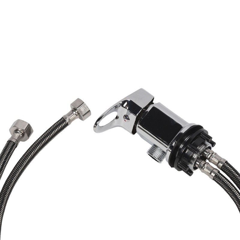 Shampoo Bowl Faucet Rust Resistant 70cm Hose Zinc Alloy Structure