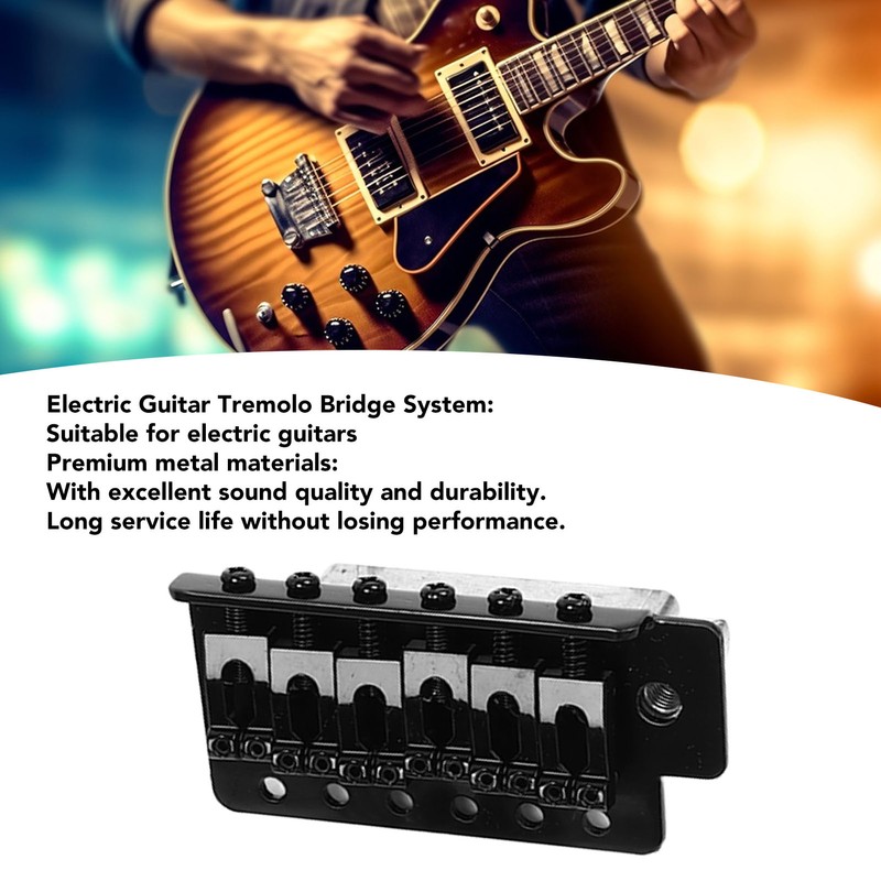 Electric Guitar Tremolo Bridge System Metal Professional Guitar Bridge System