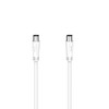 Hama Antenna Cable for Coax Plug to Coax Fem 20.0