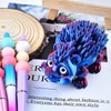 LALASTYLE 3D Printed Hedgehog Pen Holder,Creative Pen Holder with 7