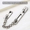 WCHOSOZH Stainless Steel Door Chain Lock, Security Door Latch Lock