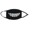 Rosenice unisex face mask anti-dust with teeth, luminous