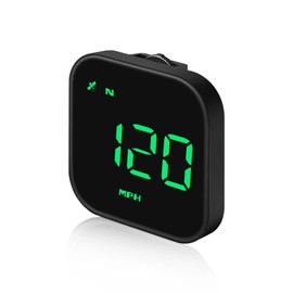 G4S - Velocímetro digital GPS, visualización de cabeza de coche HUD con velocidad digital en MPH KPH, universal para coches, camiones, camiones, automóviles híbridos eléctricos (G4S-verde)