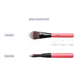 Mustaev Easy Go Foundation Base Adhesion Brush Pink BNS / 머스테브 이지고 파운데이션 베이스 밀착 브러쉬 핑크 BNS