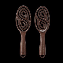 Moving hair brush 2p set brown/moving comb/moving hairbrush/hairbrush/comb/hairbrush/hairbrush/hairbrush / 무빙 헤어 브러시 2p 세트 브라운/무빙빗/무빙헤어브러시/헤어브러시/빗/헤어브러쉬/머리브러시/머리브러쉬
