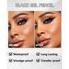 Black Gel Eyeliner Pencil,Waterproof Eye Liner Waterline Pen for Women