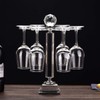 Mylifestyle Elegant Desktop Crystal Glass Stemware Rack/Rotate 6 Wine Glass