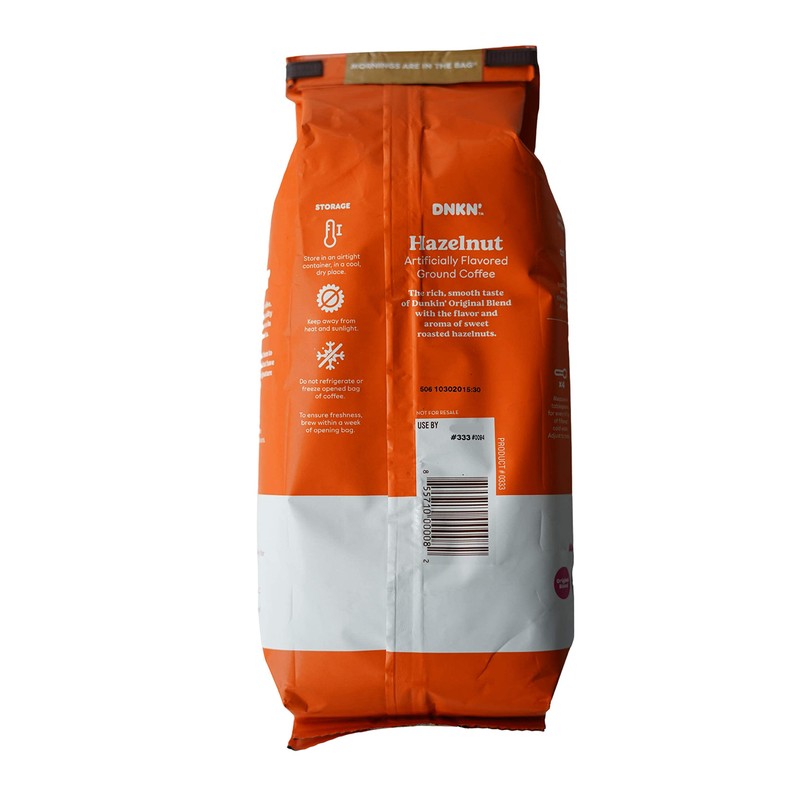 Dunkin' Donuts Ground Coffee 1 LB. Bag Multi Pack (Hazelnut,