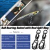 QISHUO High Strength Fishing Swivel Steel Ball Bearing Fishing Swivels