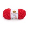 Lion Brand Yarn 918-113 Baby Soft Boucle Yarn, Scarlet