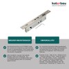 KOTARBAU Tubular Frame Lock 92 mm Backset 30/35 mm Stainless