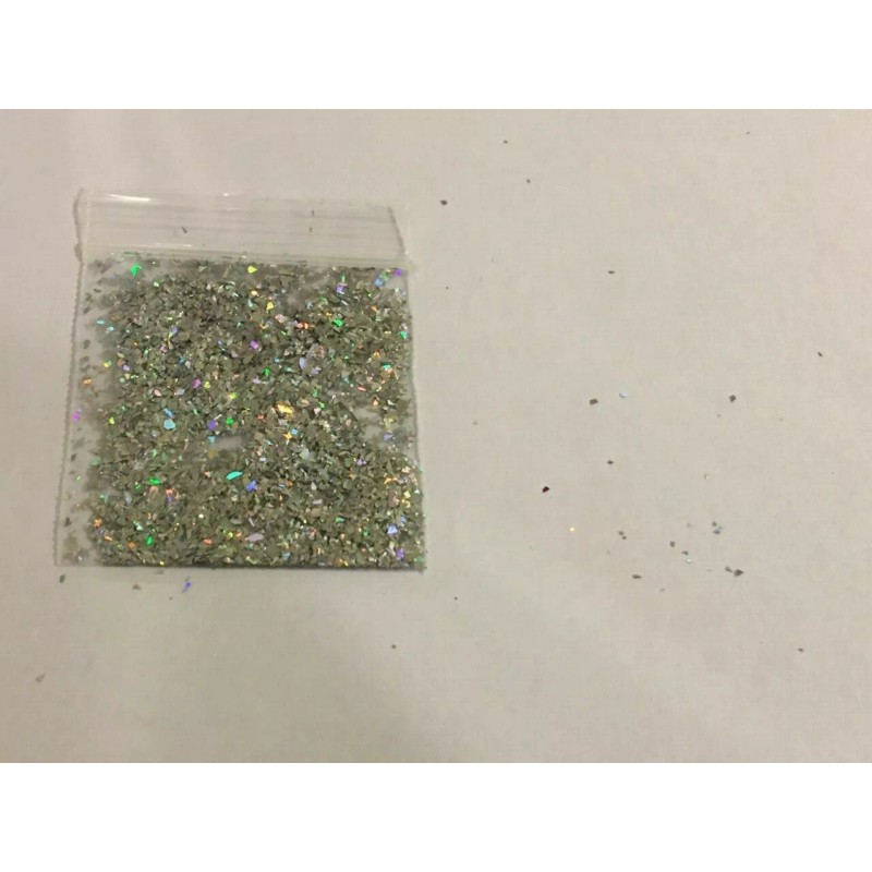 the glitters world Solvent Resistant IRREGULAR shape Glitter U (SILVER)