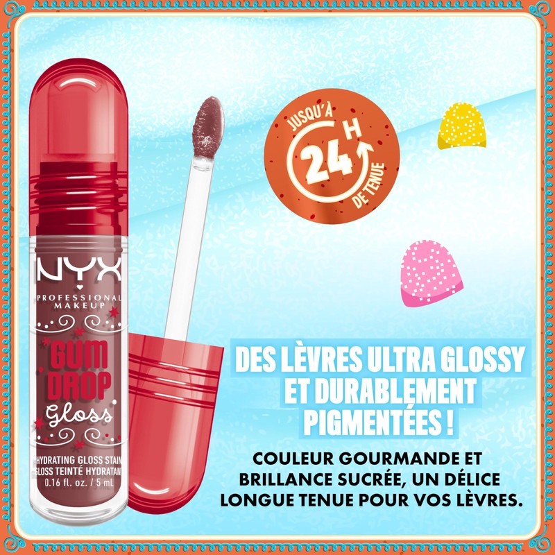 NYX Professional Makeup - Holiday 25 Gumdrop Gloss Hydra Honey
