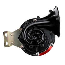 MEROURII Car Snail Air Horn, 12 V/24 V, 300 db, Electric Single Horn, Waterproof Snail Horns for Truck, Car, Boat, Motorcycle, Weight: 800 g