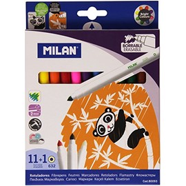 Milan Erasers, White, small