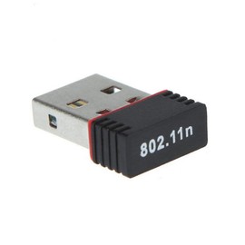 Ziyan WLAN Mini 150MPS USB 2.0 Stick WiFi Wireless LAN Network Adapter Stick Black Dongle Chip