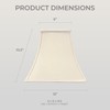 Royal Designs, Inc. Regal Series Square Bell Lamp Shade, 6