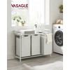 VASAGLE Laundry Hamper, Laundry Basket, Laundry Sorter with 3 Pull-Out