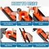 Contour Gauge,Woodworking Tiles Flooring Carpenters Scribing Marking Accurate Portable Tool