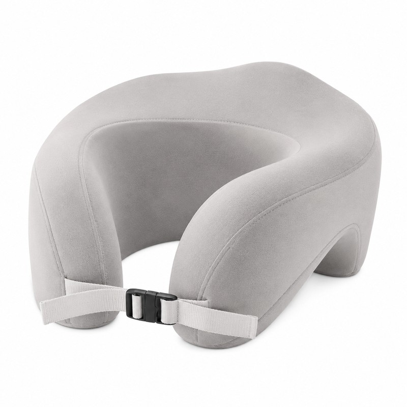 Travel Neck Pillow for Airplane Rest – U-Shaped Memory Foam