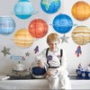 GIDWRIY Pack of 8 Paper Lanterns Planets for Hanging, Lampshade